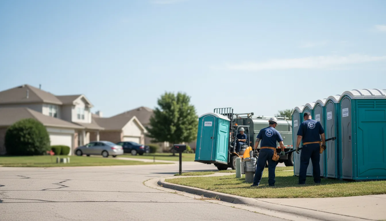 Porta Potty Rental in Cashion, OK near me